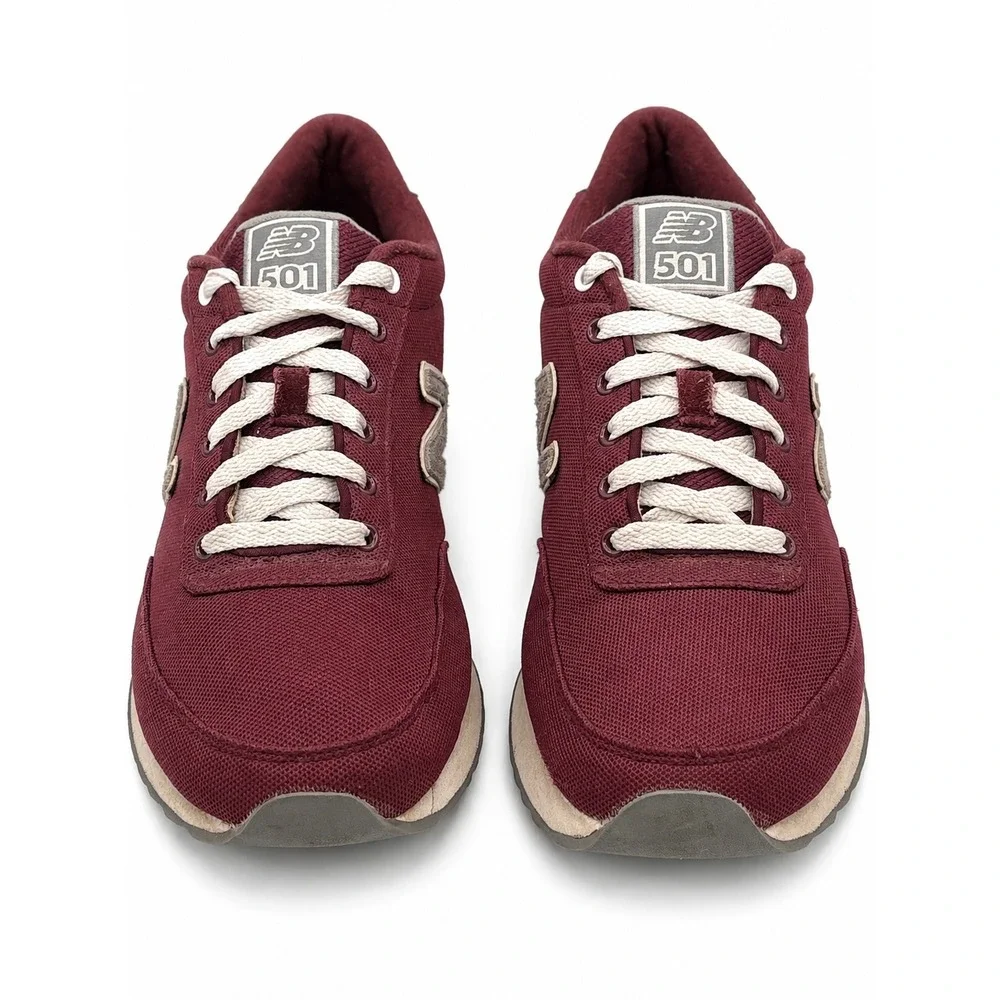 New Balance 501 Men's Size 10.5 D Burgundy Maroon Retro Running Shoes MZ501POY